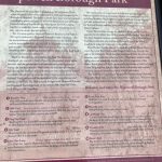 Park sign for Hopewell Borough Park detailing its history and features.