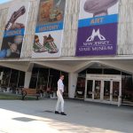 Exterior of the New Jersey State Museum featuring science, history, and art exhibits.