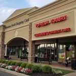 Yofresh Yogurt and Giovanni's Garment Care storefront at Princeton North Shopping Centre.