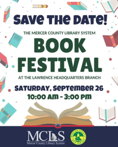 Mercer County Library System 2nd Annual Book Festival